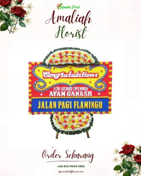 Sewa Papan Bunga Papasan